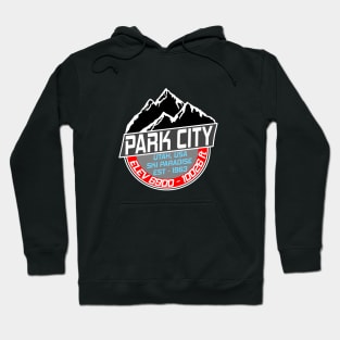 Ski Park City Utah USA Skiing Paradise Hoodie